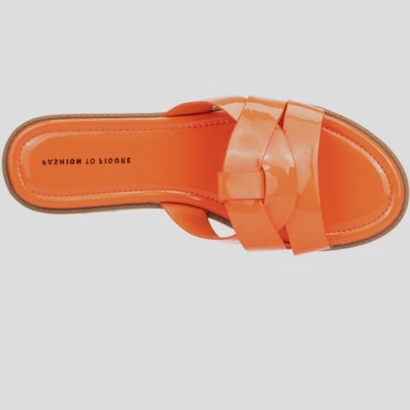 BRAND NEW FASHION TO FIGURE TIANA WIDE WIDTH SLIP-ON FLATS SANDAL - Picture 1 of 14